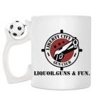 Кружка с футбольным мячиком