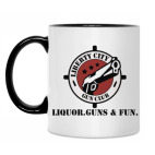 Кружка двухцветная