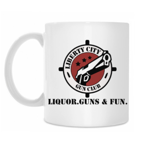 Кружка с принтом Grand Theft Auto - Gun Club