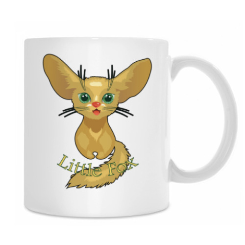 Кружка Милая лиса рисунок