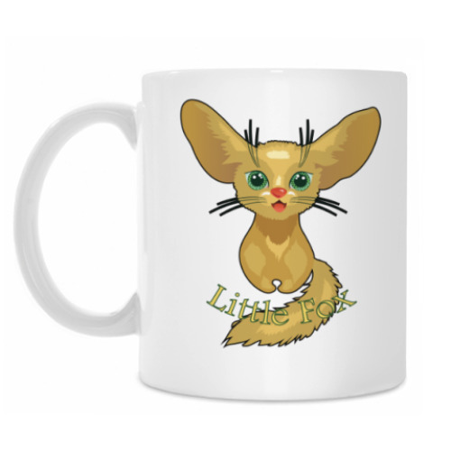 Кружка Милая лиса рисунок