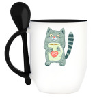 Кружка с ложкой