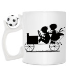 Кружка с футбольным мячиком