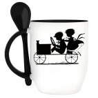 Кружка с ложкой