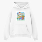 Толстовка худи оверсайз