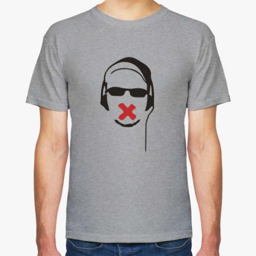 Футболка с принтом shut_up!
