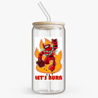 Банка с бамбуковой крышкой