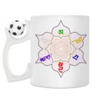 Кружка с футбольным мячиком