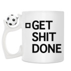 Кружка с футбольным мячиком