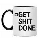 Кружка двухцветная