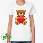 Женская футболка органик