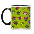 Кружка двухцветная