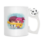 Кружка с футбольным мячиком