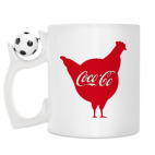 Кружка с футбольным мячиком