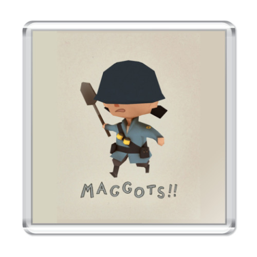 Магнит с принтом  TF2 Maggots