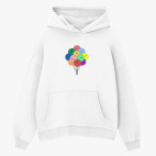 Толстовка худи оверсайз