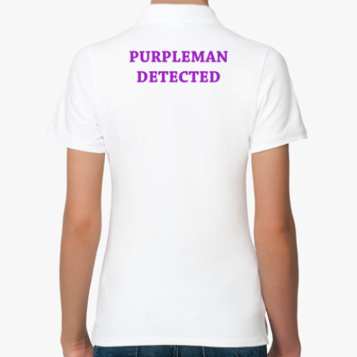 Женская рубашка поло (печать) Purpleman