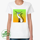 Женская футболка органик