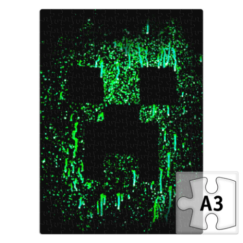 Пазл Minecraft Creeper