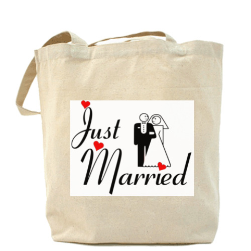 Сумка шоппер just married