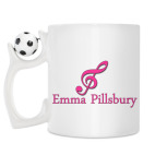 Кружка с футбольным мячиком