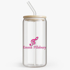 Банка с бамбуковой крышкой