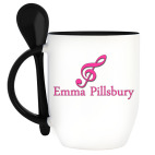 Кружка с ложкой