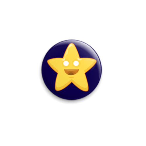 Значок 25мм Star
