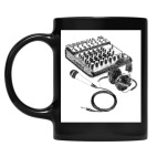 Кружка цветная UV-DTF