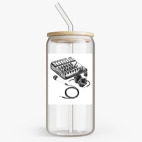 Банка с бамбуковой крышкой