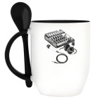 Кружка с ложкой