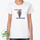 Женская футболка органик