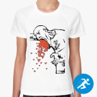 Женская спортивная футболка