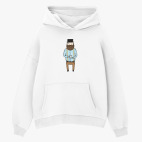 Толстовка худи оверсайз