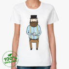 Женская футболка органик