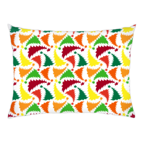 Подушка с принтом Ёлки