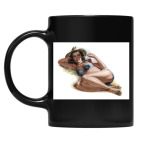 Кружка цветная UV-DTF