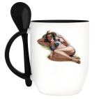 Кружка с ложкой