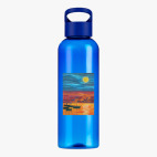 Прозрачная спортивная бутылка