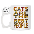 Кружка с футбольным мячиком