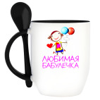 Кружка с ложкой