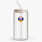 Банка с бамбуковой крышкой