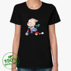 Женская футболка органик