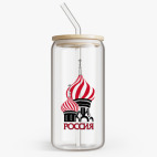 Банка с бамбуковой крышкой