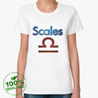 Женская футболка органик