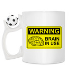 Кружка с футбольным мячиком