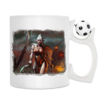 Кружка с футбольным мячиком