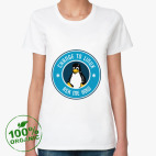 Женская футболка органик