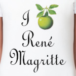 Я люблю Рене Магритта (яблоко)