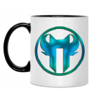 Кружка двухцветная